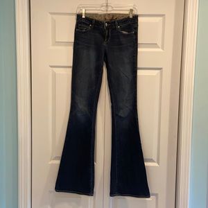 Paige dark wash bootcut jeans, Sz26